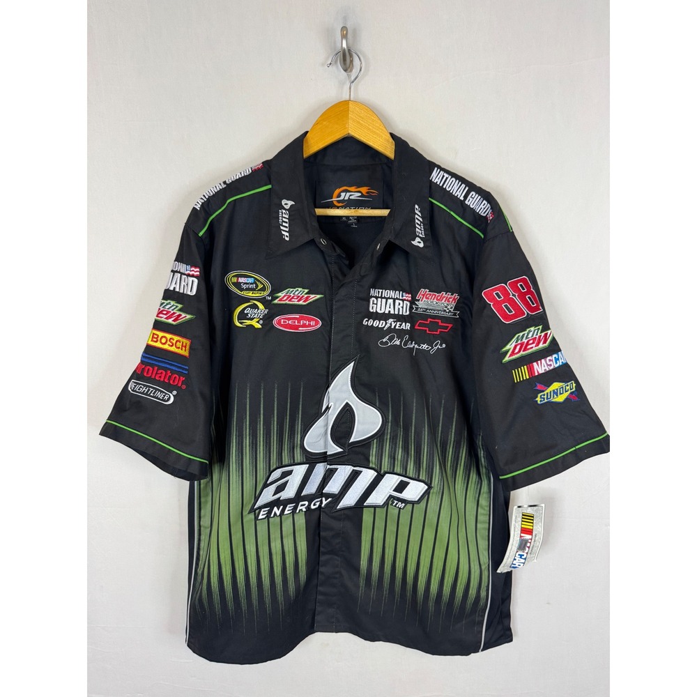 Dale Earnhardt Jr 88 NASCAR Amp Energy JH Design Pit Crew Shirt Mens XL NWT